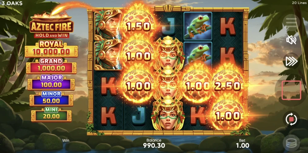 Aztec Fire: Hold and Win