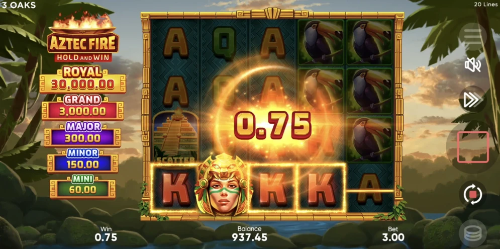 Aztec Fire: Hold and Win