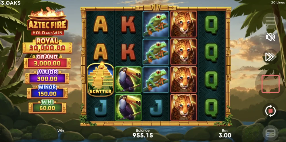 Aztec Fire: Hold and Win Slot