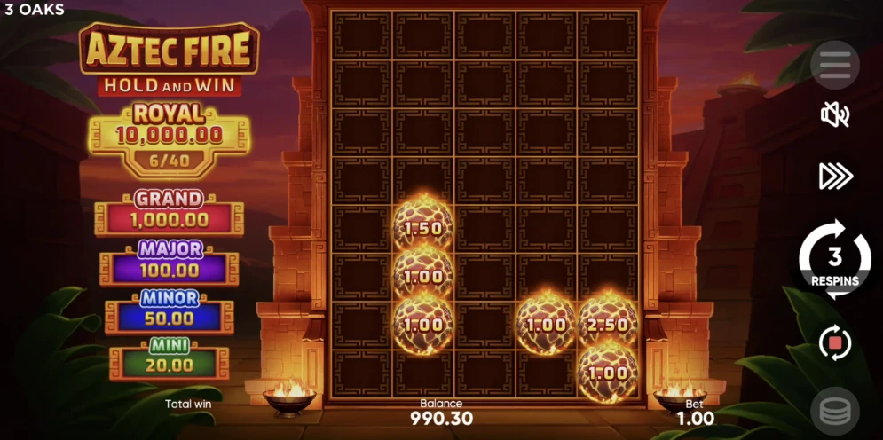 Aztec Fire: Hold and Win